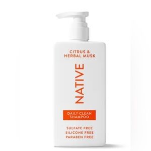 Native Citrus & Herbal Musk Shampoo - White and Orange 16.5 fl oz NEW